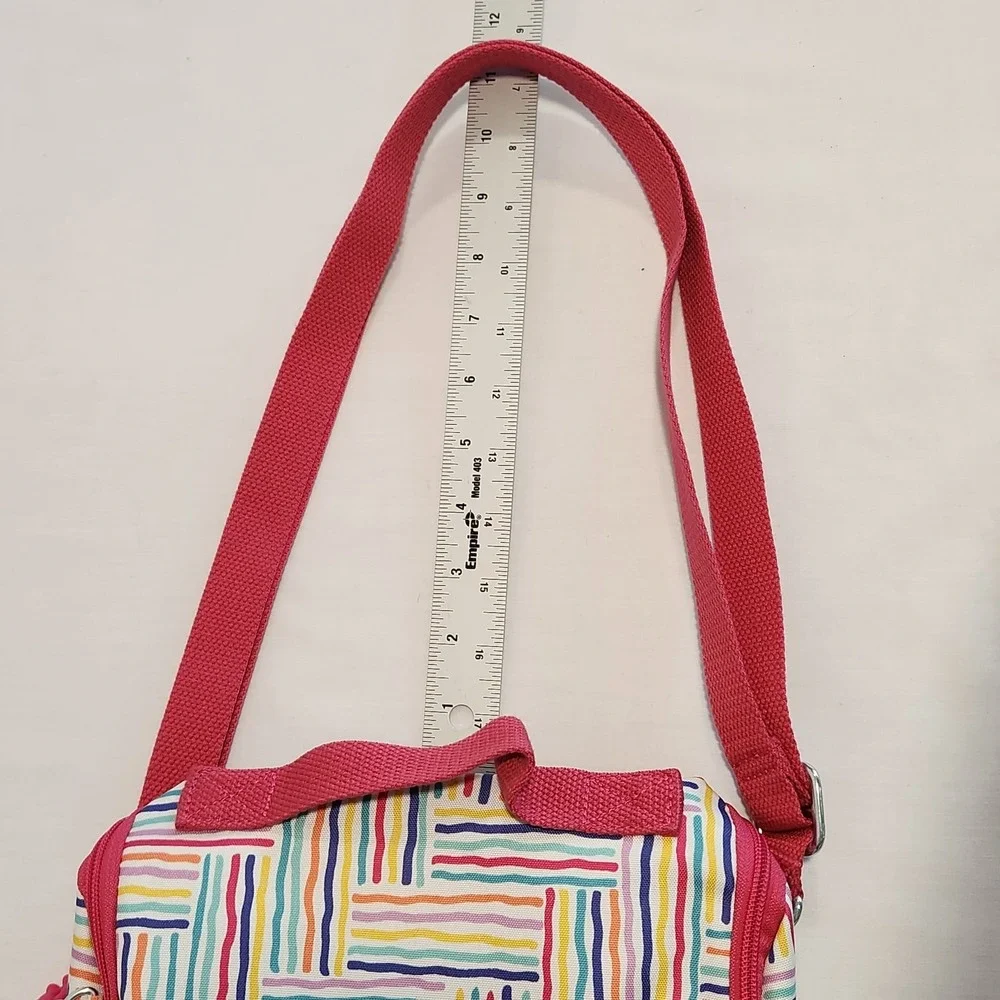 Kipling Kichirou Insulated‎ Crossbody With Handle Lunch Bag Multicolor Stripes
